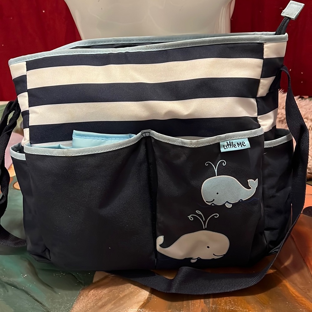 Little Me diaper bag/tote with changing pad.